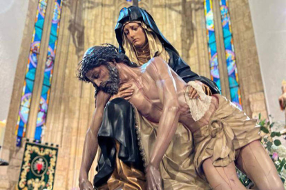 Imponente aspecto de ‘Virgen del Camino Esperanza Nuestra’. DL