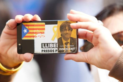 Puigdemont ha sido exonerado de sedición. ALEJANDRO GARCÍA