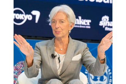 La directora gerente del FMI, Christine Lagarde. STEVE JAFFE