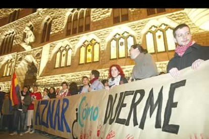 Otro momento de la manifestación.