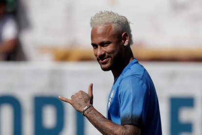Neymar se ha incorporado al PSG una semana después de lo previsto. FERNANDO BIZERRA JR.