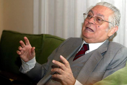 Eugenio de Nora, en Madrid, en 2007. JUAN LÁZARO
