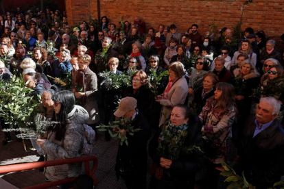 La procesión de Los Ramos del Perdón fue el último acto. fERNANDO OTERO