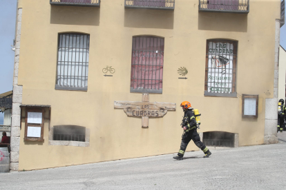 Un incendio se ha originado en una freidora de un restaurante de Ponferrada. ANA F. BARREDO