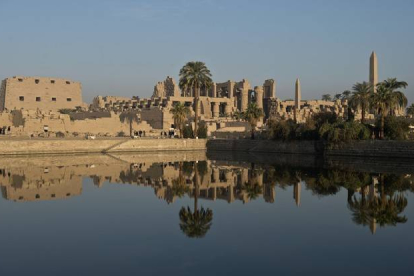 Imagen del Templo de Karnak, en la histórica ciudad de Luxor, en Egipto.