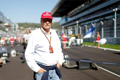 El expiloto de Fórmula 1, Niki Lauda.