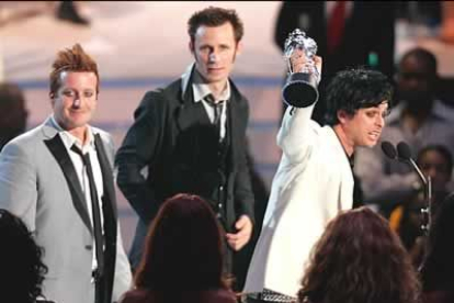 Green Day fue el ganador absoluto de la noche, se llevó, en total, 8 galardones.
