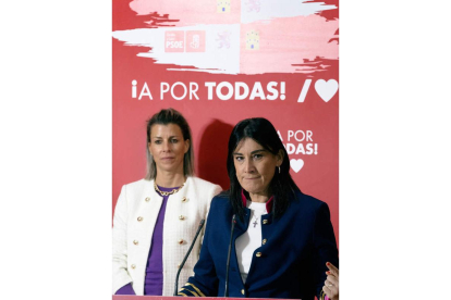 La procuradora del PSOE en las Cortes de CyL, Ana Sánchez. RAÚL SANCHIDRIÁN