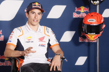 Marc Márquez confía en su recuperación para volver a aspirar al Mundial de MotoGP. JOSÉ MANUEL VIDAL