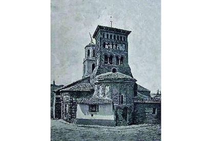 La iglesia de San Tirso de Sahagún.