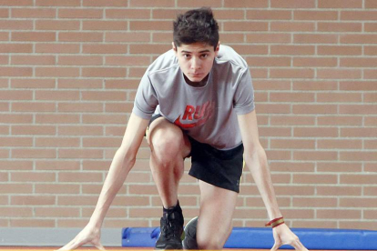 El atleta leonés Roberto Aláiz.
