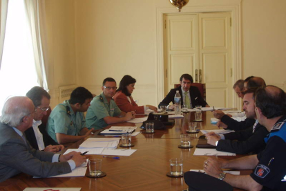 Reunión de la comisión provincial de Tráfico.