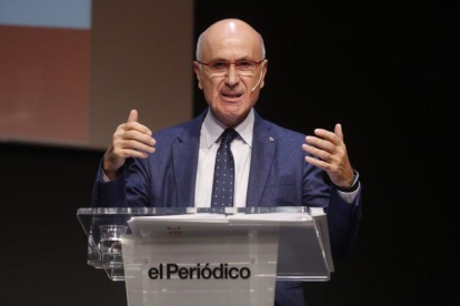 Josep Antoni Duran Lleida, en el debate de EL PERIÓDICO.