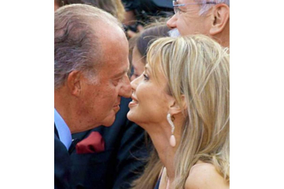 El rey Juan Carlos y Corinna Larssen. EFE