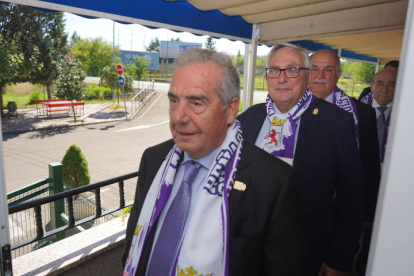 La Peña Real Madrid-Cultural Leonesa celebró este domingo su tradicional comida de confraternización. J. NOTARIO