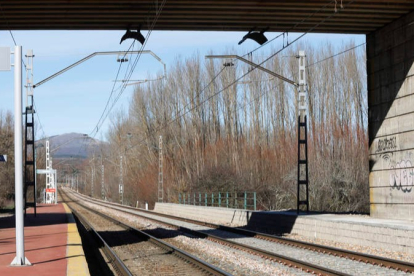 Aspecto actual de un tramo ferroviario de la León-La Robla. MARCIANO PÉREZ