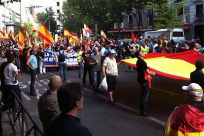 Manifestación por la unidad de España.