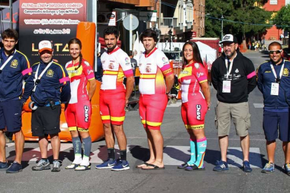España se colgó la plata en la prueba de Slalom por equipos. DL.