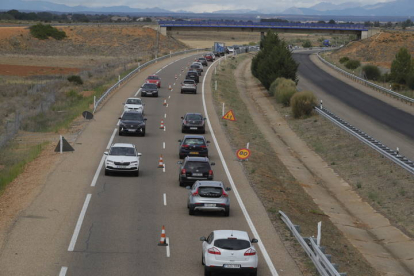 Imagen de una autopista de la provincia de León. RAMIRO