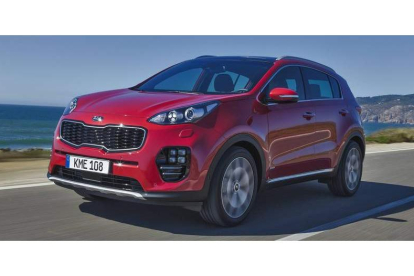 Llamativo y ‘musculado’ el estilismo de la cuarta generación del Kia Sportage.