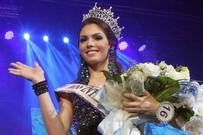 Marcelo Ohio el transexual brasileño ganador del Miss Internacional Queen 2013 en Pattaya, Tailandia.