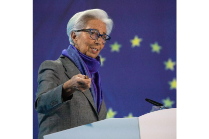 Lagarde reúne al BCE el 2 de febrero para decidir nuevas subidas de tipos de interés. ANDRE PAIN