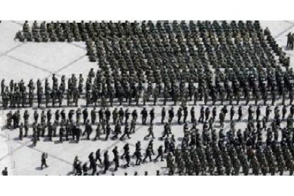 Militares chinos.