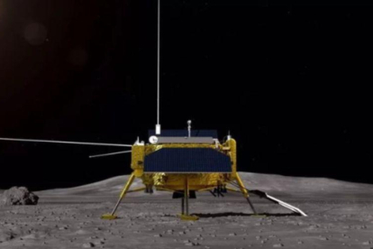 Imagen de la sonda que China envía a explorar la cara oculta de la luna.