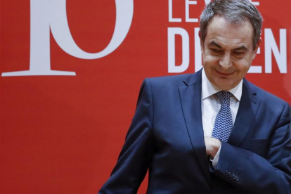 José Luis Rodríguez Zapatero en un acto del PSOE.