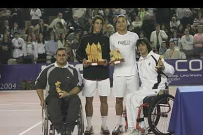 Iván da Silva y Quico Tur también son campeones de España de tenis. Son menos conocidos que Nadal y Verdasco porque ellos juegan en silla de ruedas.