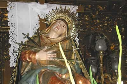 Virgen de los Dolores de la iglesia de San Bartolomé en Astorga.