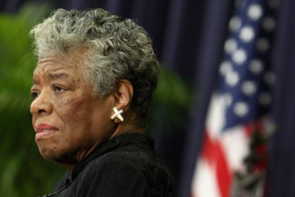 La poeta Maya Angelou, durante una ceremonia celebrada en Washington en noviembre del 2008.