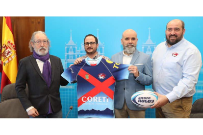 Bierzo Rugby cuenta con un nuevo apoyo a su proyecto. L. DE LA MATA