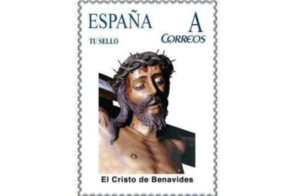 Los dos sellos dedicados al Cristo de Benavides.