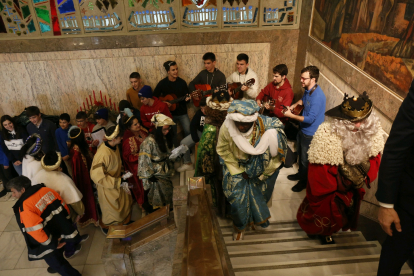 Recepción en el Ayuntamiento a los Reyes Magos. FERNANDO OTERO