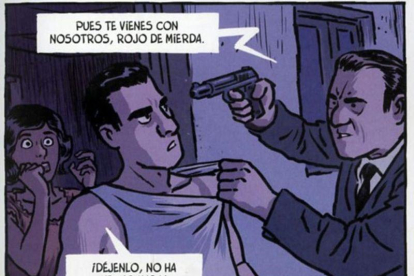 Viñeta de 'Jamás tendré 20 años', nuevo cómic de Jaime Martín, sobre la guerra y posguerra de sus abuelos.
