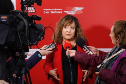 La presidenta de la Delegación Socialista en el Parlamento Europeo, Iratxe García.