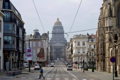 Vista del Palacio de Justicia de Bruselas. OSCAR PANDIELLO