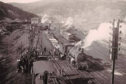 Imágenes de la tragedia ferroviaria de hace 70 años en Torre del Bierzo