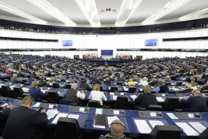 El Parlamento Europeo en el pleno de este miércoles