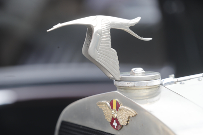 Emblema de la mítica marca Hispano Suiza. L. DE LA MATA