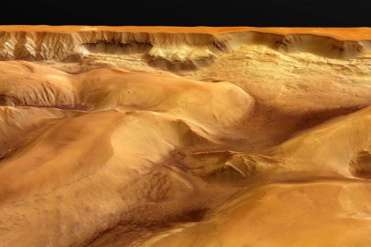 Fotografía de archivo de Marte hecha por el Curiosity.