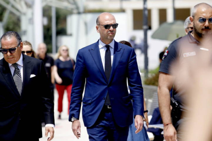 El ministro Angelino Alfano Hospital llega al Hospital San Raffaelle de Milán, donde ha fallecido Berlusconi EFE