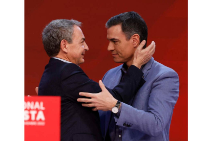 Pedro Sánchez tras ser elegido nuevo líder de la Internacional Socialista. CHEMA MOYA
