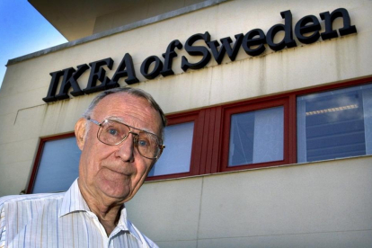 El fundador de Ikea, Ingvar Kamprad, en una foto del 2002.