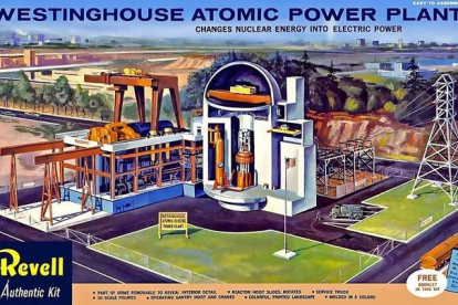 Maqueta ‘Westinghouse Atomic Power Plant’ —una planta nuclear de juguete, fabricada por la marca Revell en 1959—, de la que existen muy pocas unidades en el mundo, y que fue adquirida por 2.500 euros