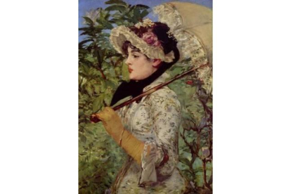 'La Primavera' de Manet es un retrato impresionista de la actriz Jeanne Demarsy.