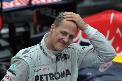 Michael Schumacher, en el Gran Premio de Brasil, el 25 de noviembre del 2012.