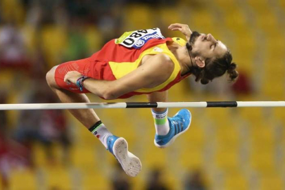 Daniel Pérez tiene en el salto de altura su mejor opción para colgarse una medalla. DL