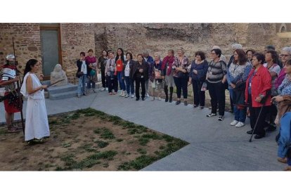 Las mujeres rurales leonesas han visitado estos días León, Palencia y Madrid. DL